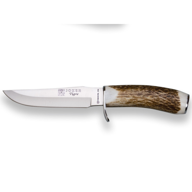Joker TIGRE lovački fiksni nož | jelenji rog | 26.5cm Joker TIGRE lovački fiksni nož | jelenji rog | 26.5cm