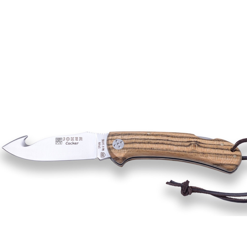 Joker COCKER skinner preklopni nož | bocote | 20.5cm
