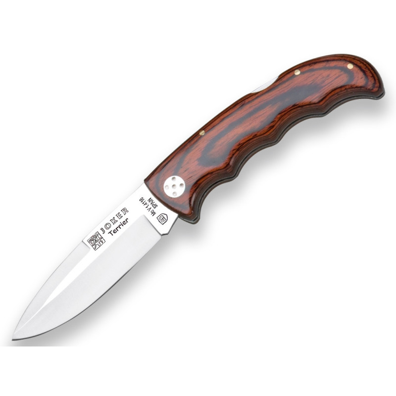 Joker TERRIER preklopni nož | crveno drvo | 20.5cm