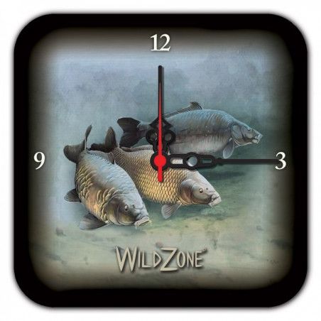 Wildzone Zidni sat s ribolovnim motivima | 18x18cm