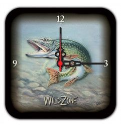 Wildzone Zidni sat s ribolovnim motivima | 18x18cm