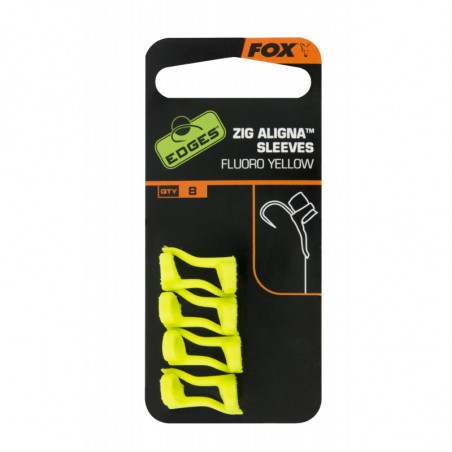 Fox Edges™ Zig Aligna Fluoro sleeves | žuta